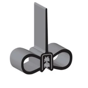 Clean Seal BLK Double Bulb & Single Wiper CLP