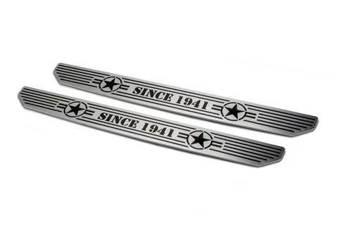 DV8 Offroad 2018-2026 Jeep Wrangler JL & Gladiator JT Sill Plates - Front