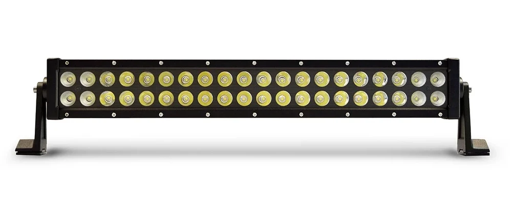 DV8 Offroad Dual Row LED Light Bar with Black Bezel