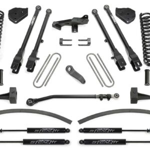 Fabtech 8' 4LINK SYS W/COILS/STELTH Shks (K2266M)