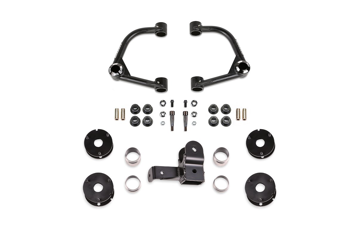 Fabtech 4- Uniball UCA Lift Kit - Front Shock Spacers & Rear Shock Spacers