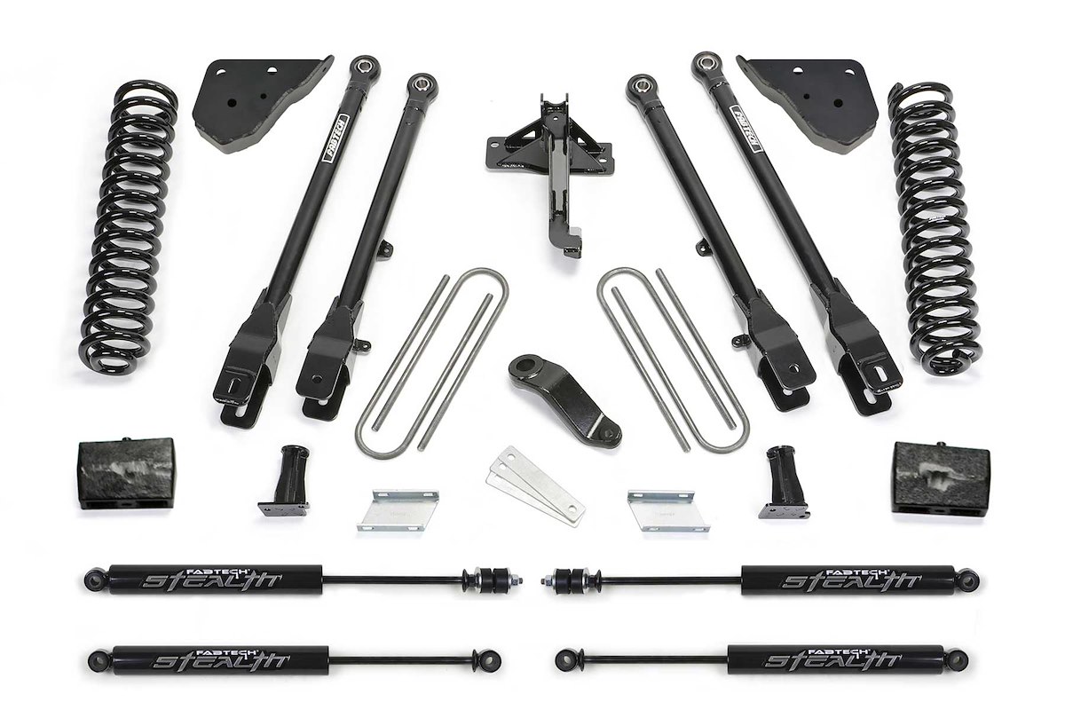 Fabtech 6' 4LINK SYS W/COILS & Stealth 2023 (K2431M)
