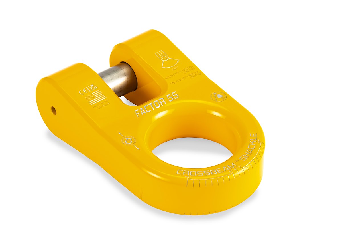 Factor 55 Crossbeam Shackle Yellow