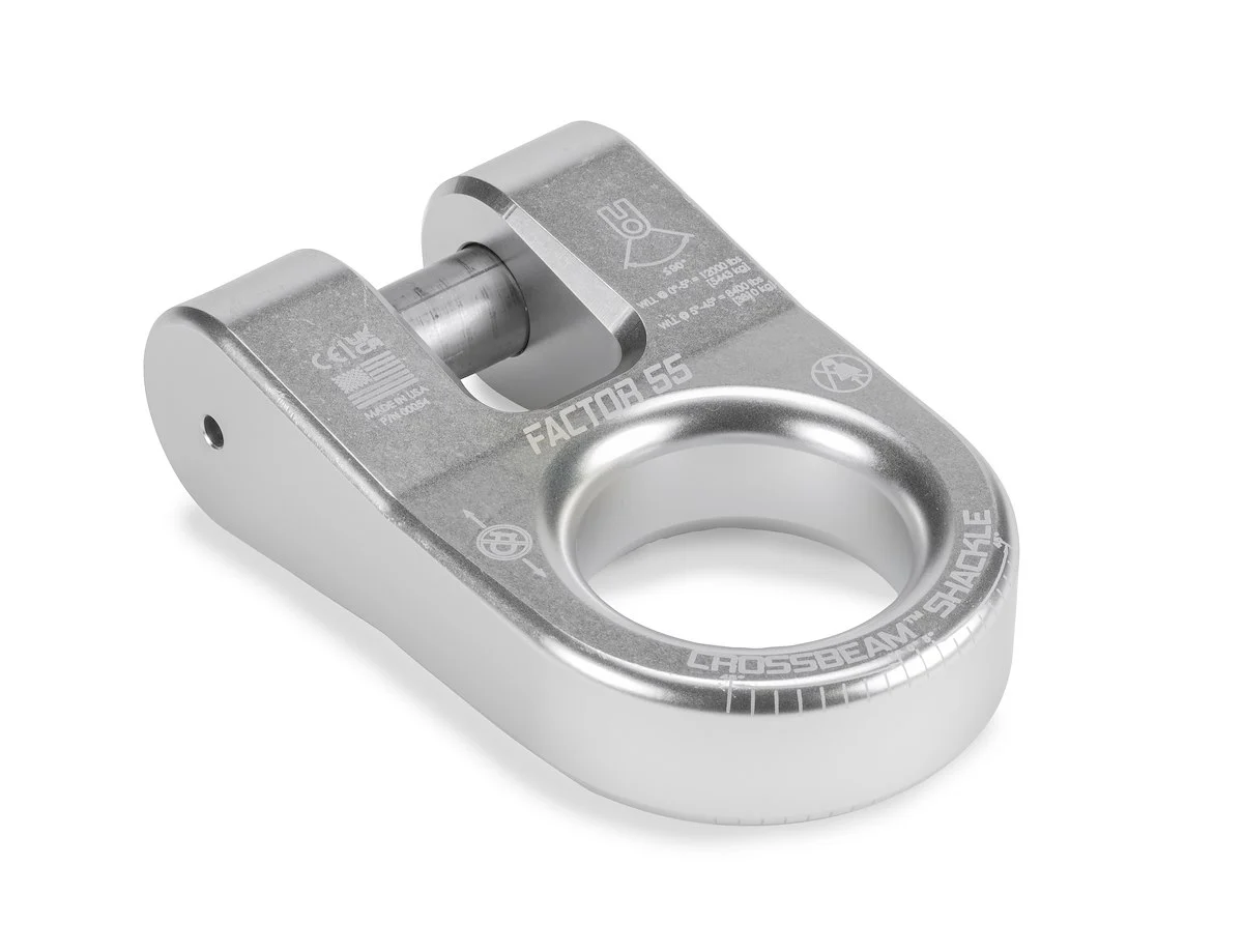 Factor 55 Crossbeam Shackle Silver