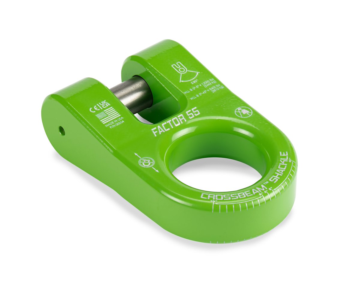 Factor 55 Crossbeam Shackle Green
