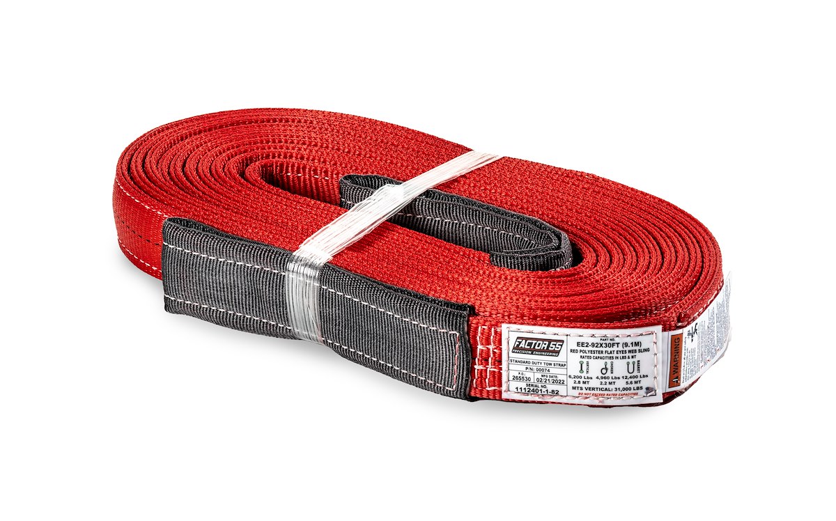 Factor 55 Standard Duty Tow Strap 30' X 2' (00074)