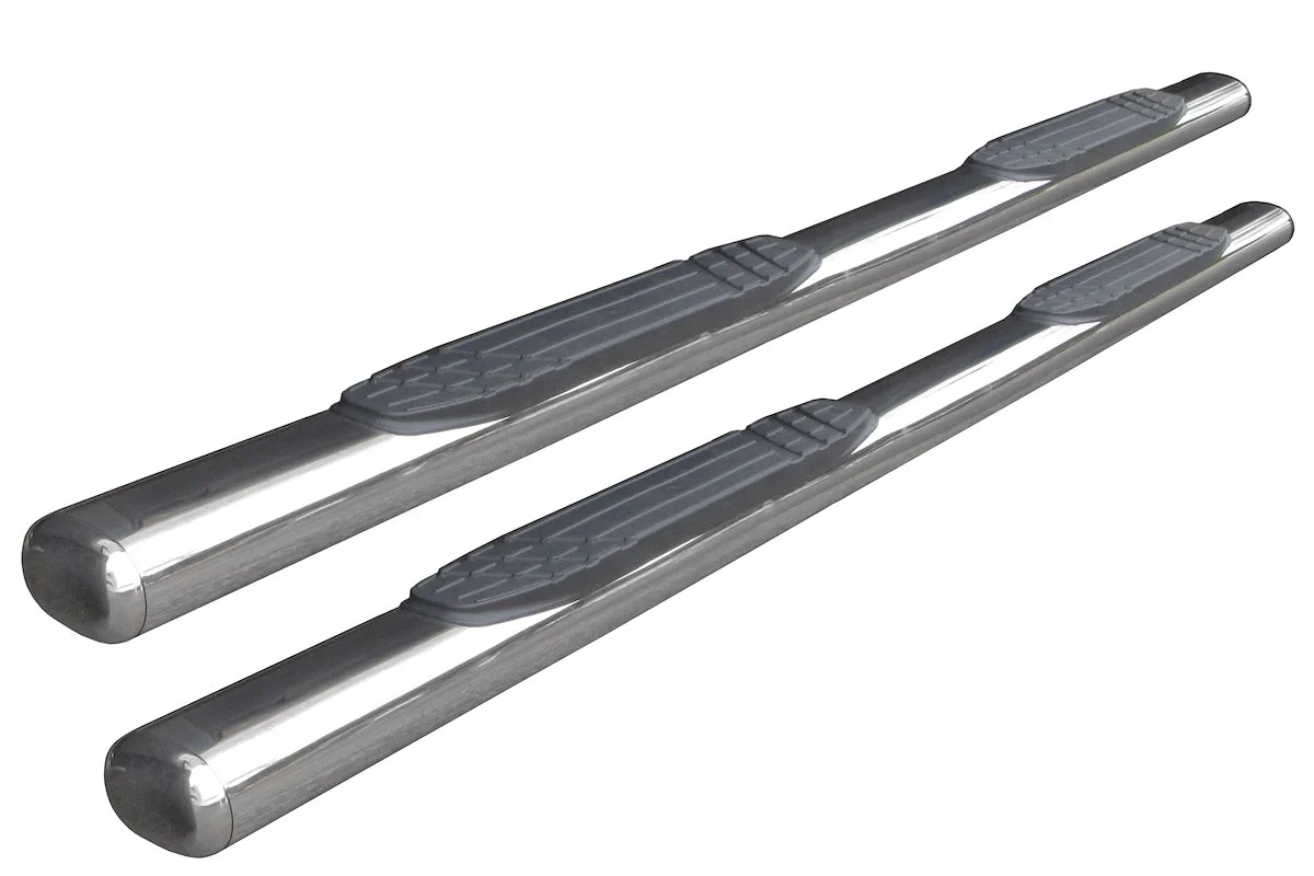 Go Rhino 4" 1000 Series Side Steps Kit - 2019-2026 Chevrolet Silverado 1500 + 7 more (104404787PS)