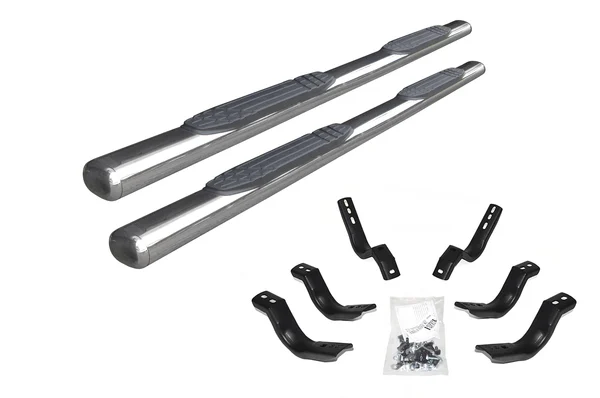 Go Rhino 4" 1000 Series Side Steps Kit - 2015-2026 Chevrolet Colorado / 2015-2026 GMC Canyon