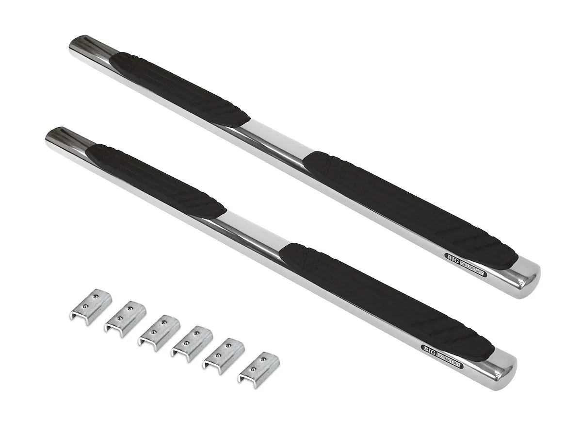 Go Rhino 4" OE Xtreme Side Steps Kit - 2007-2018 Chevrolet Silverado 1500 + 5 more (684404680PS)