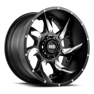 GRID Off-Road GD01 20x9.0 6x135/6x139.7 0mm Offset - Matte Black