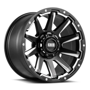 GRID Off-Road GD05 18x9.0 6x139.7 18mm Offset - Matte Black / Milled