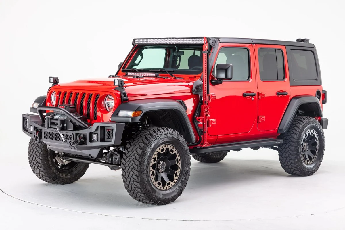 Go Rhino RB10 Running Boards Kit - 2018-2026 Jeep Wrangler Jlu (63450673PC)