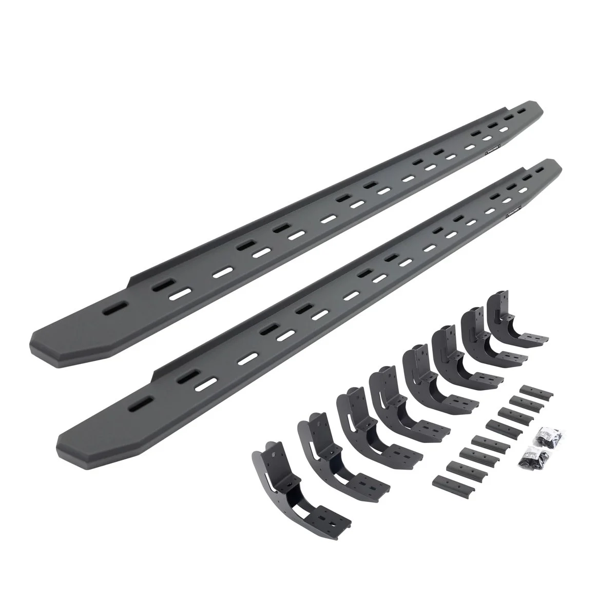 Go Rhino RB30 Slim Running Boards Kit - 2019-2026 Chevrolet Silverado 1500 + 7 more (69604880SPC)