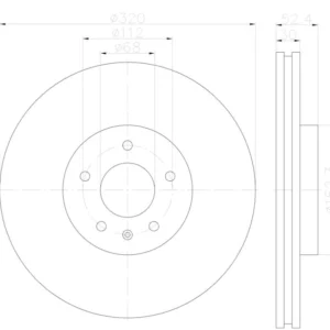 Hella Disc Brake Rotor