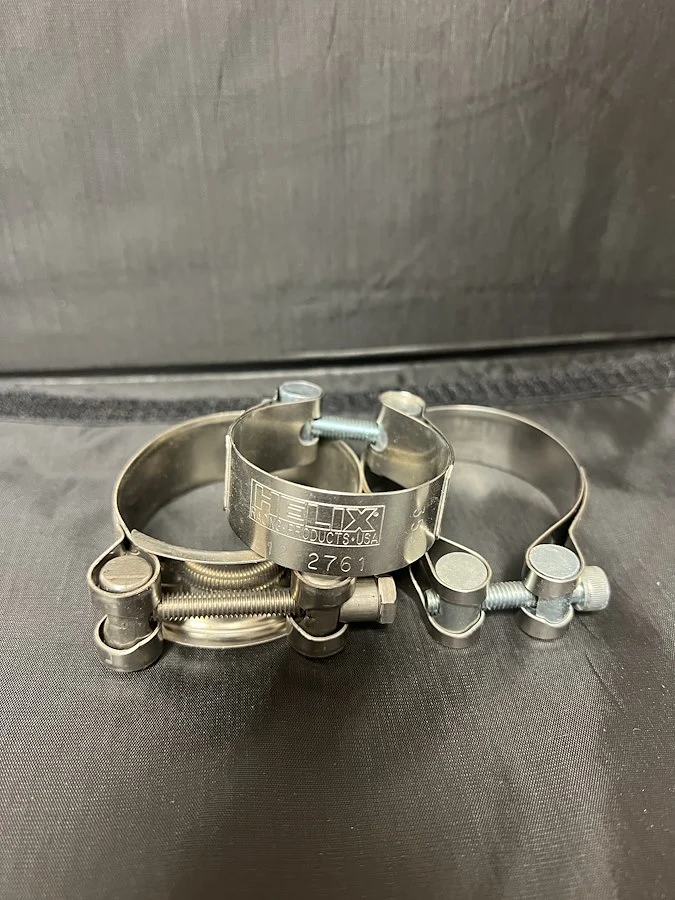 Helix Racing Stainless Steel Muffler Clamp 1.81