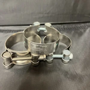 Helix Racing Stainless Steel Muffler Clamps 2.1