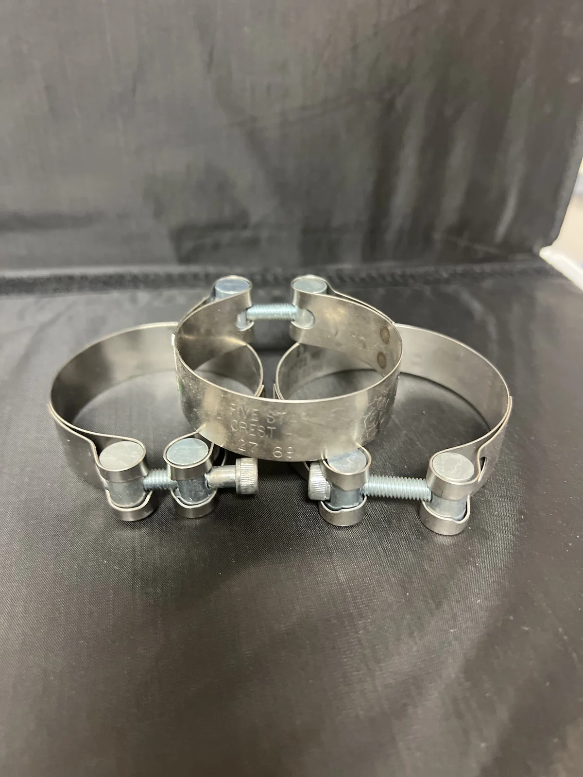 Helix Racing S.S. Exhaust Clamp 2.31' 2.49' D