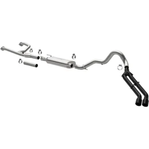 MagnaFlow Exhaust System - Catb Street Tundra 22 Dual DS Black