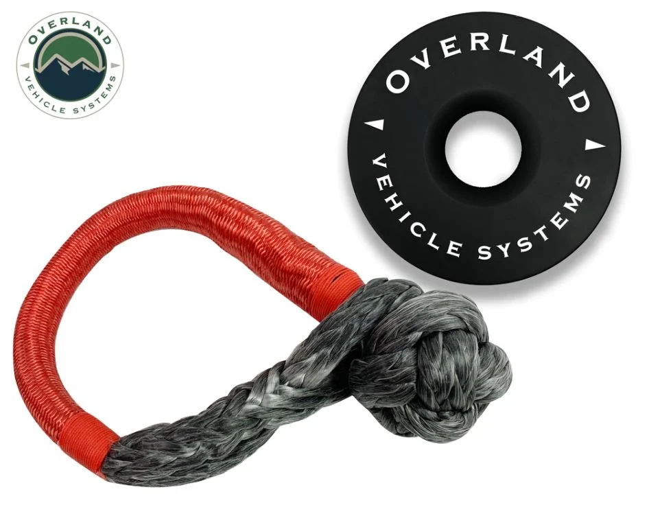 Overland Vehicle Systems Combo Pack Soft Shackle 5/8" 44 500
