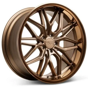 XXR 586 20x9.5 5x112 35mm Offset - Flat Bronze / Gloss Bronze Lip