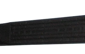 TrailFX 4" Oval Straight Bar Black