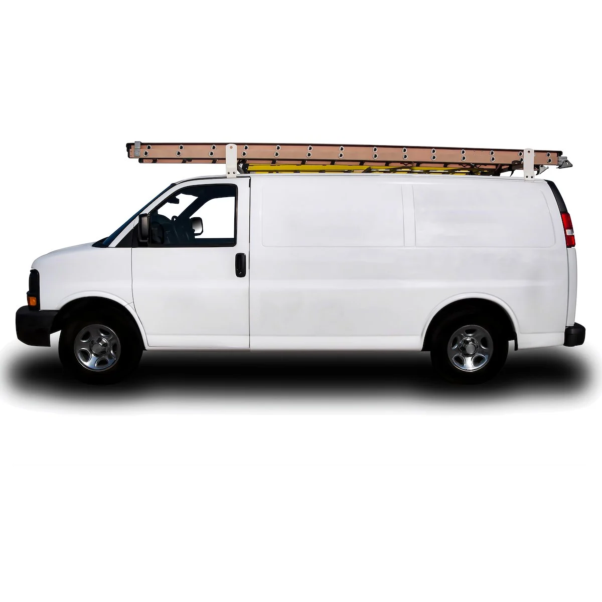 TrailFX Van Rack 2 Bar RG Mount White