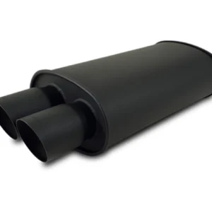Vibrant Flat BLK Oval Muff 2.5'