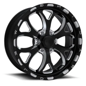 Weld Racing F58 Series 17x9 6x139.7 - Gloss Black Contrast Machined