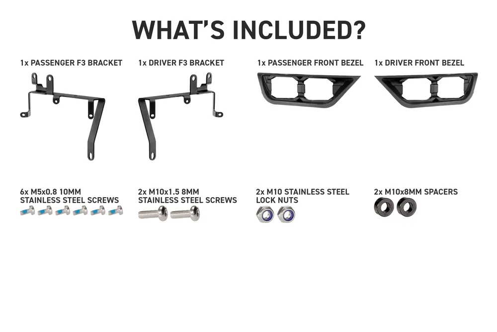Morimoto 4Banger Fog Brackets: 21-23 Ford F-150 (Set) - view 2