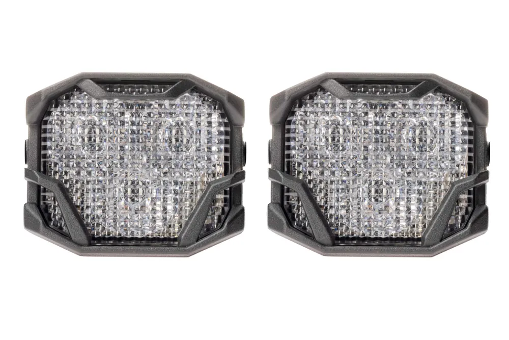 Morimoto 4Banger 2.0 HXB LED Pods (Flood / White / Set)