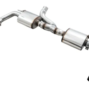 AWE Tuning Tread Edition Axleback Dual Exhaust for Jeep JK/JKU 3.6L - Diamond Black Tips (3015-33003)
