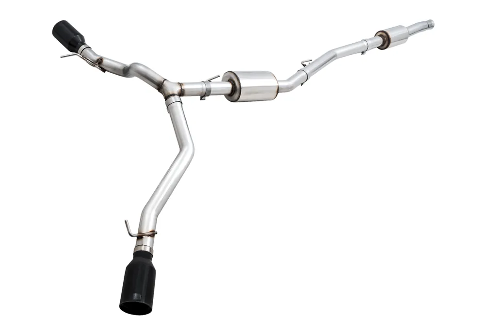AWE Tuning Tread Edition Catback Dual Exhaust for Jeep JT 3.6L - Diamond Black Tips (3015-33101)