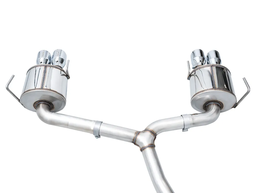 AWE Tuning Touring Edition Catback Exhaust for VB Subaru WRX - 4" Chrome Silver Tips (3015-42979)