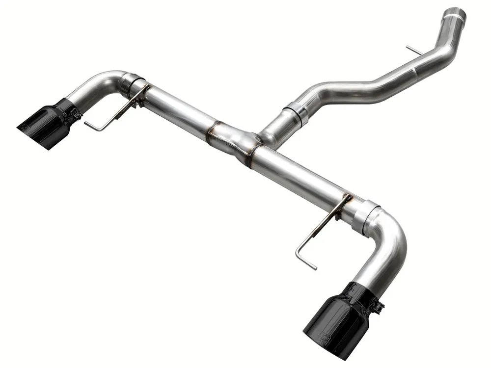 AWE Tuning Track Edition Axleback Exhaust for BMW G2X 330i/430i - 4.5" Diamond Black Tips (3020-33429)