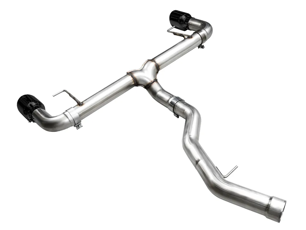 AWE Tuning Track Edition Axleback Exhaust for BMW G2X 330i/430i - 4.5" Diamond Black Tips (3020-33429)
