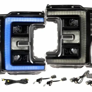 Morimoto XRGB LED Headlights: 17-19 Ford Super Duty (Set)