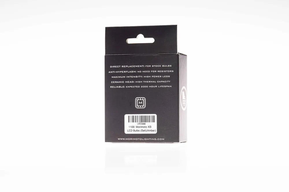 Morimoto 1156: XB LED Bulbs (Amber / Set) - view 3