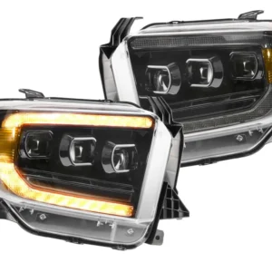 Morimoto XB LED Headlights: Toyota Tundra (14-21 / Amber DRL / Set)
