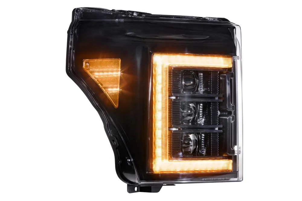 Morimoto XB LED Headlights: Ford Super Duty (11-16 / Amber DRL / Set) - view 3