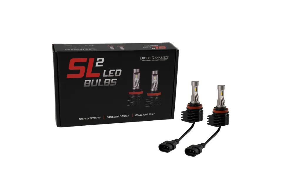 Diode Dynamics H11/H8/H9 White SL2 Pro LED Bulbs (pair) (DD0483P)