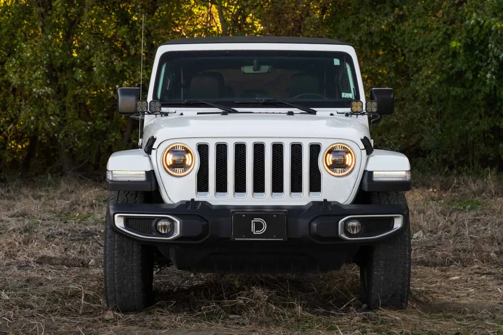 Diode Dynamics Elite Max LED Headlights for 2018+ Jeep JL Wrangler (DD5165)