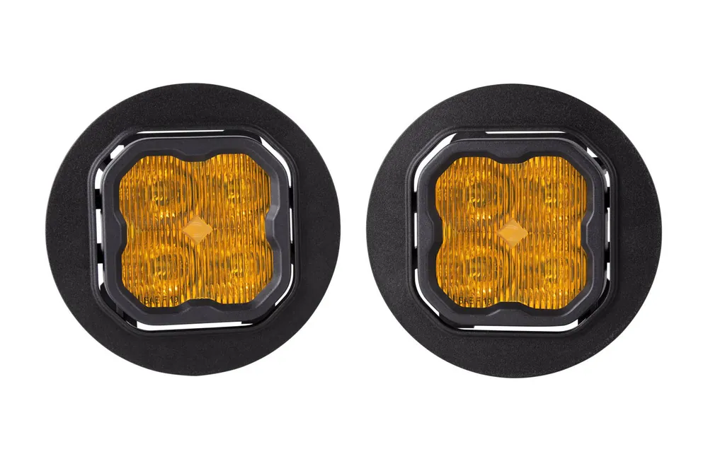 Diode Dynamics SS3 Max Type OB Kit ABL Yellow SAE Fog (DD7074)
