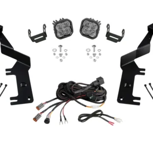 Diode Dynamics Stage Series Ditch Light Kit for 2017-2022 Ford Super Duty SS3 Pro White Combo (DD7558)