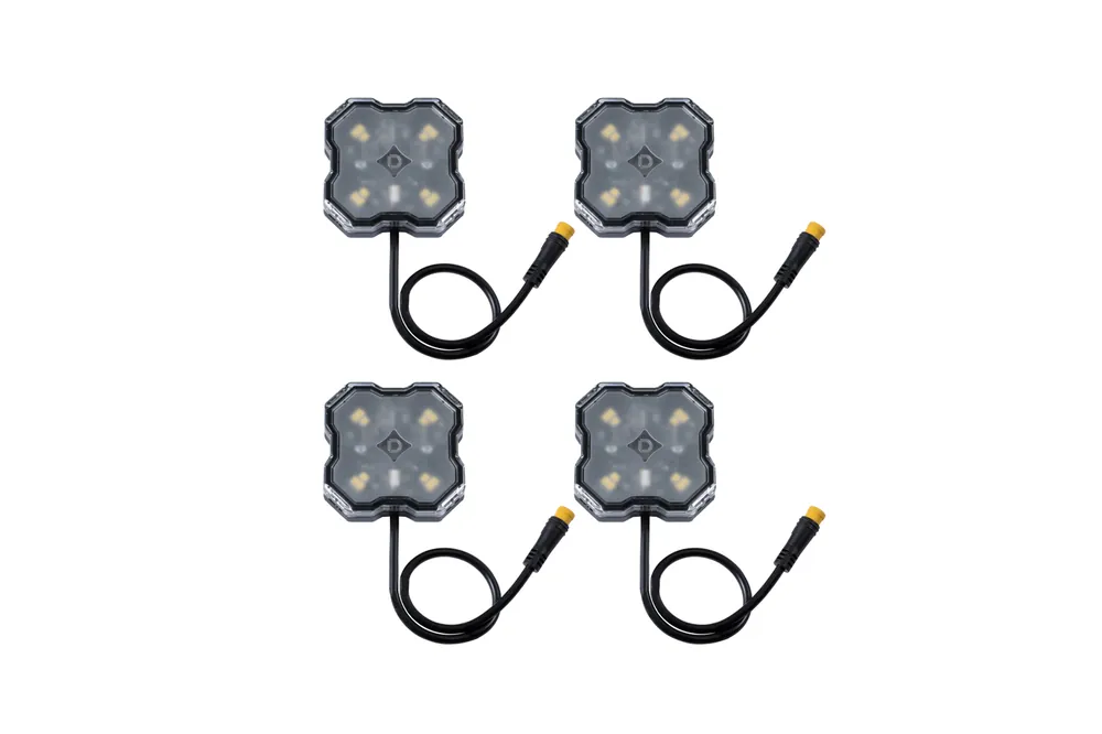 Diode Dynamics Single-Color Rock Light Installer Kit (4-pack) (DD7738)