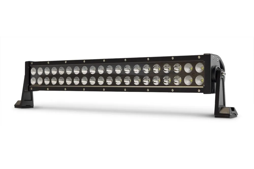 DV8 Offroad Dual Row LED Light Bar with Black Bezel
