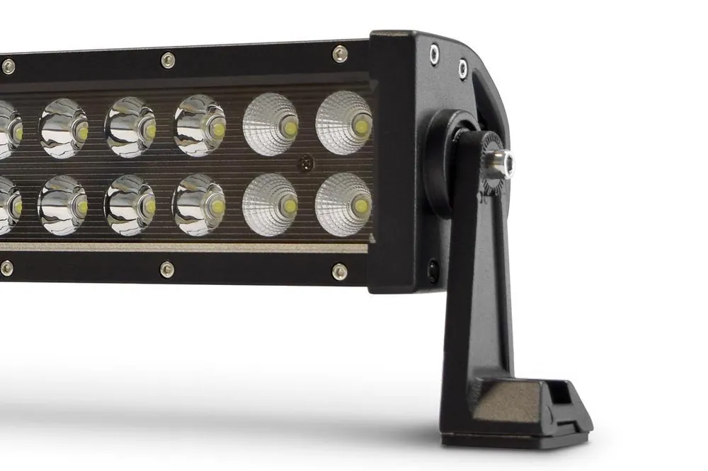 DV8 Offroad Dual Row LED Light Bar with Black Bezel