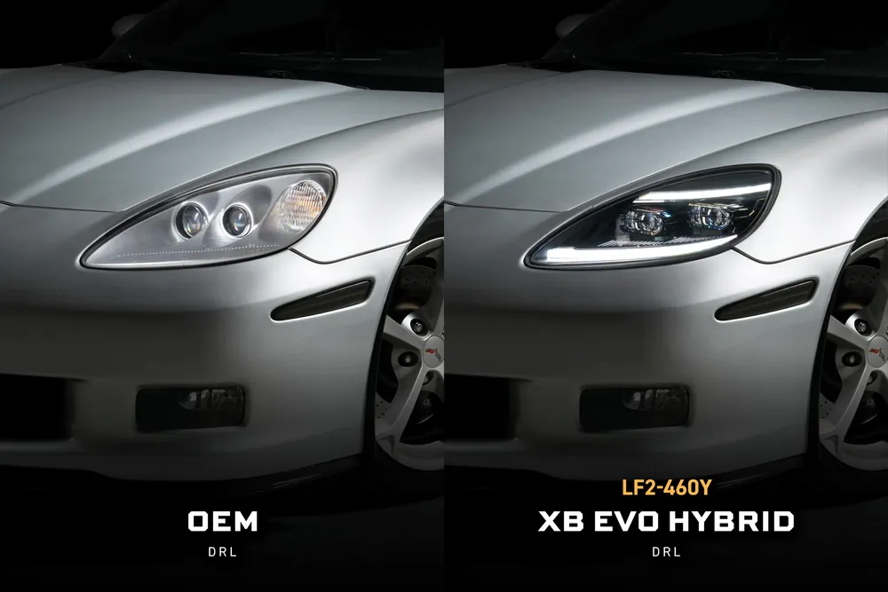 Morimoto XB Evo Hybrid Headlights: 05-13 Corvette C6 (Set) - view 2