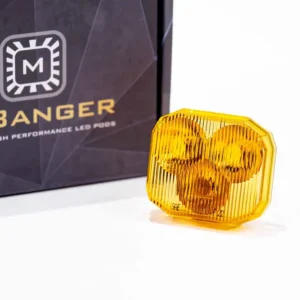 Morimoto Lens Only: 4Banger (Yellow / Wide / Each)