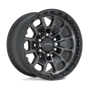 KMC KM718 SUMMIT 17x8.5 5x127 00mm Offset - Satin Black W/ Gray Tint