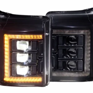 Morimoto XB LED Headlights: Ford Super Duty (11-16 / Amber DRL / Set)